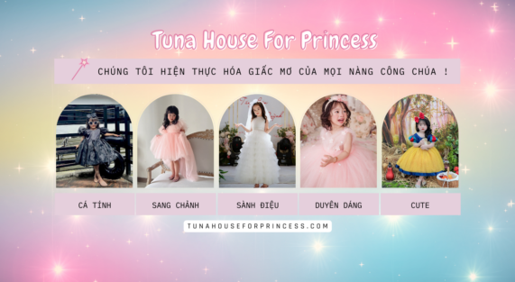 Váy công chúa thiết kế Tuna House For Princess